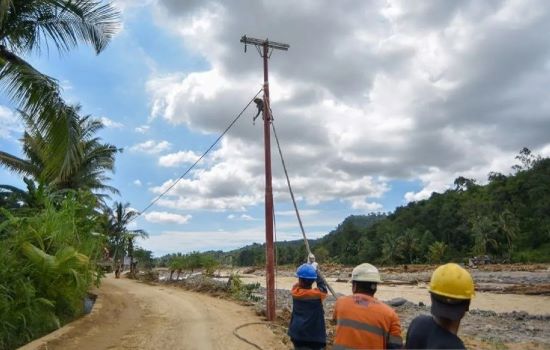 Pemulihan Listrik di Aceh Sudah 52 Persen dan  Sumbar 99 Persen