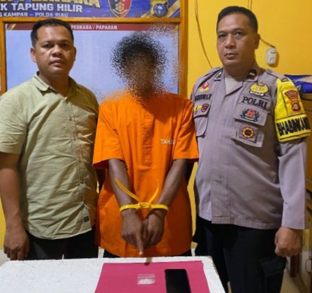 Polsek Tapung Hilir Ungkap Kasus Narkotika, BB 2,82 Gram Sabu