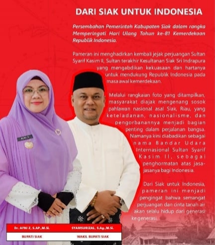 Sejarah Kejayaan Kerajaan Siak Hadir di Bandara SSK II Pekanbaru 