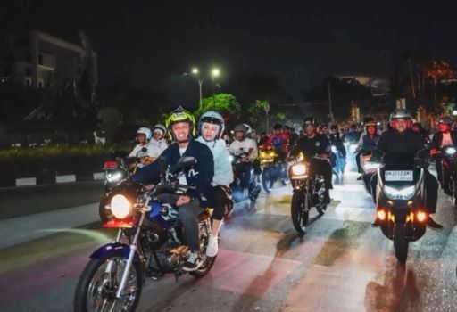 Night Ride 2026, Wako Pekanbaru Susuri Kota Bersama Ribuan Pemotor