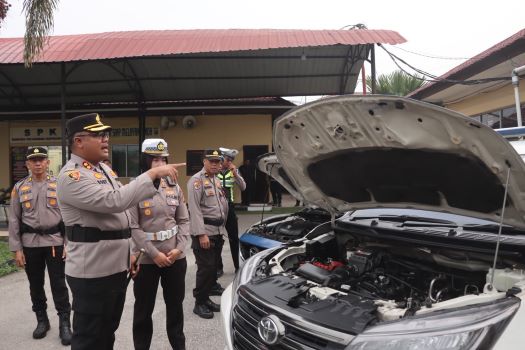 Polres Kampar Gelar Apel Kesiapsiagaan Antisipasi Gangguan Kamtibmas