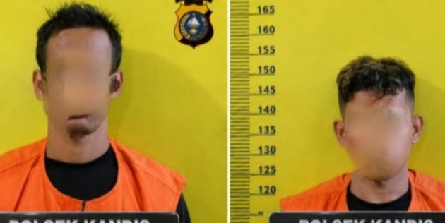 Polsek Kandis Tangkap Dua Orang yang Hendak Curi Kabel Grounding  PLN
